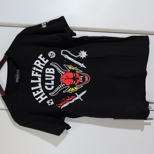 Hellfire Club Stranger Things Men's Shirt Size Medium